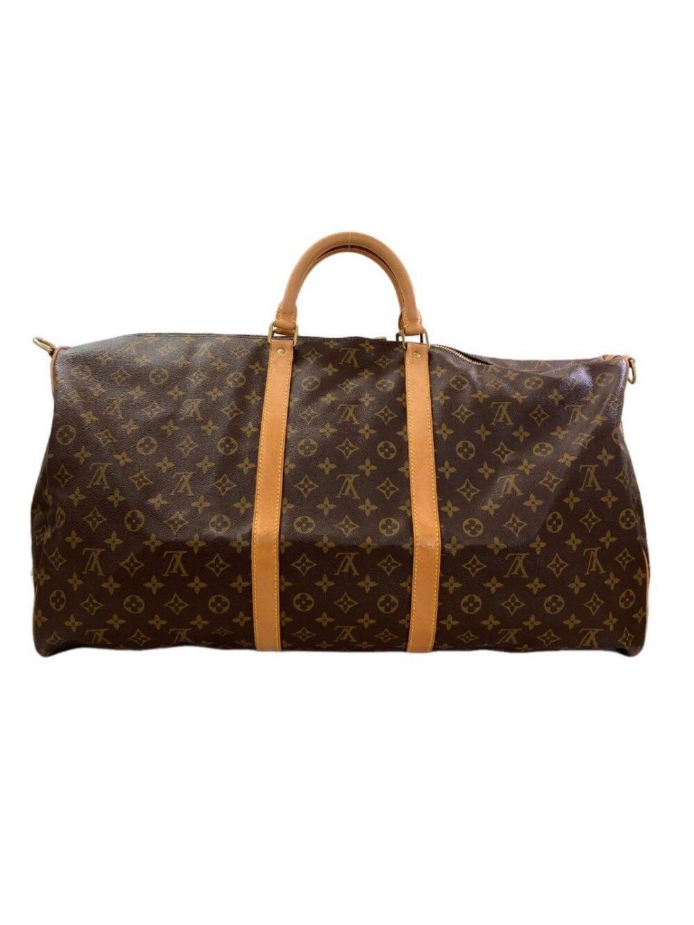 Louis Vuitton Keepall 60 Bandouliere Boston Bag Monogram Canvas - Picture 2 of 15